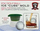New Jef World Of Golf Ball Ice Cube Mold. Price: $19.99.