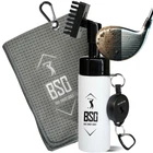 Bsg- White Club Water Brush 5OZ And Grey Towel For Bag Golfer New. Price: $6.99.