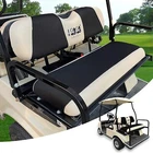 10L0L Universal Golf Cart Rear Seat Cover For Yamaha Club Ezgo Black+beige New. Price: $29.99.