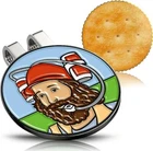 Happy Gilmore Caddy Funny Golf Ball Marker Magnetic Hat Clip & Bonus Cracker! New. Price: $14.99.