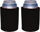Blank Thick Foam Old School Can Cooler (2 Pack, Black) New. Price: $15.99.