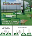 Rubber Golf Tees & Wood Adapters For Driving Range Practice Mats New. Price: $19.99.