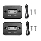 2 Pcs Inductive Hour Waterproof 3V Vehicle Tachometer, Black New. Price: $19.43.