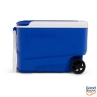 Igloo Wheelie 38QT Rolling Cooler Blueodor & Stain-resistant Polyethylene New. Price: $31.99.