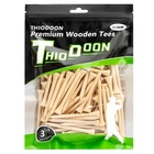 Thiodoon Golf Tees Inch Less Friction Wood 3-1/4 83MM, New. Price: $12.82.