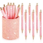 Bling Sequin Holder With 6 Pcs Click Pens Cute Glitter Retractable... New. Price: $13.63.
