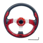 Universal 12.5 Golf Cart Steering Wheel For Club Ds & Precedent 5156-RED New. Price: $40.66.
