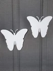 Dcentral Two Butterflies Flexible Screen Magnets:double-sided. Bright White New. Price: $20.52.