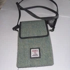 Maccessori Harris Tweed & Vegan Leather Mini Crossbody Bag With Adjustable Strap New. Price: $50.88.