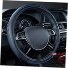 Colour Piping Leather Universal Fit Steering Wheel Black And Blue New. Price: $27.99.