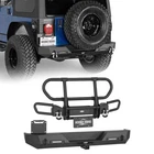 Front Rear Bumper W/ Grille Guard Brush For Jeep Wrangler 1987-2006 Yj Tj New. Price: $299.99.