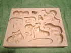 Sculpey Flexible Polyform Push Mold Backyard Bugs Bird Heart Caterpillar Polymer Used. Price: $5.00.