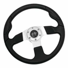 13.5" Black Golf Cart Steering Wheel Chrome Adapter Hub Club Precedent Mod New. Price: $69.95.
