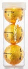 Chromax M5 Metallic High Visibility Gold Golf Balls, Tube Of 3, New. Price: $14.97.