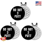 Finger Ten Golf Ball With Hat Clip Markers Assorted Patterns Value Gift New. Price: $17.99.