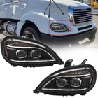 Pair Of Full Led Headlight Headlamp W/ Bulb For Freightliner Columbia Set New. Price: $349.99.