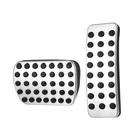 Absopro Gas And Brake Pedals Pads Cover Anti-slip Car 5.71"X1.97", New. Price: $22.64.