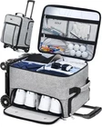 CAB55 Golf Trunk Organizer With 4 Wheels, 2 Layer Waterproof Car Large, Gray New. Price: $95.99.