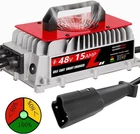 Voolex 15A 800W 48V Golf Cart Automatic Battery Charger For Yamaha G29 Batteries New. Price: $113.99.