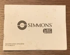 Simmons 801405 Lrf 600 Laser Rangefinder ***owner's Manual Instructions Only*** Used. Price: $6.99.