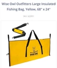 Wise Owl Outfitters Large 68 X 24 Fish Cooler Insulated Leakproof Yellow New. Price: $29.99.