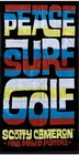 Scotty Cameron New 2026 Gallery Peace Surf Golf Players Towel Black 39X17. Price: $65.00.