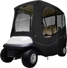 Classic Accessories Fairway Deluxe Golf Cart Enclosure - Short Roof Model Black Used. Price: $100.00.