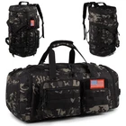 Tactical Gym Bag For 50L Large 3 In 1 Sports Duffle Shoes Compartment New. Price: $84.33.