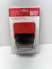 2000 Plus Printer 30 Custom Stamp Kit #031557 Black Ink 7/8" 3/4" Imprint New. Price: $14.00.