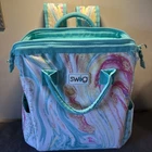 Swig Packi Backpack Wanderlust Cooler Bag Insulated Colorful Stone Print Used. Price: $27.99.