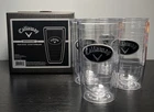 Callaway Clear Patch 16OZ Tumbler Set- 4 Pack Golf Accessory New. Price: $35.99.