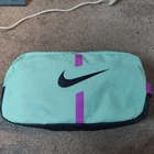 Nike Shoe Carry Bag Mini Duffle Travel Gym Teal Purple Black Pre-owned. Price: $15.50.