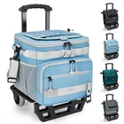 Tourit Collapsible 48-CAN Leak-proof Insulated Rolling Cooler With All-terrain New. Price: $80.78.