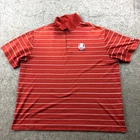 Nike Polo Mens Xl Red Striped Logo Golf Ryder Cup 2012 Tournament Dri Fit Pre-owned. Price: $7.59.