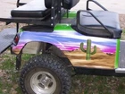 Golf Cart Desert Scene Large Rear Fender Wrap Graphics Set Fit All Year And Mod New. Price: $57.00.