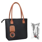 Tirrinia Wine Tote Bag, Beach Cooler For Travel Gift, 2 Piece Set, Black New. Price: $33.28.