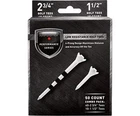 Performance Series Low Resistance 2.75" & 1.5" White Golf Tees - 50 Pack New. Price: $17.47.
