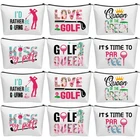 12 Pcs Gifts Cosmetic Bags For Female Golfer Purse Makeup Canvas Toi... New. Price: $27.59.