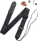 Simple Black Adjustable Genuine Leather Metal Hook Ukulele Strap Strong Back New. Price: $15.43.