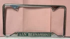 Vintage San Bernardino Calif License Frame City Pride Low Rider Street Freak Ss Used. Price: $99.99.