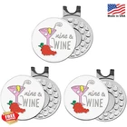 Finger Ten Golf Ball With Hat Clip Markers Assorted Patterns Value Gift New. Price: $17.99.