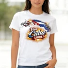 Viva Libre White T-shirt With Cuban Flag Design For And Women New. Price: $15.99.
