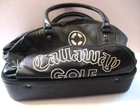Callaway Embroidered Golf Zip Bottom Accessory Shoe Carrier Overnight Travel Bag Used. Price: $49.95.