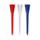 Izzo Golf Plastic Tees, 1.5 Inch, Red/white/blue, 100 Pack New. Price: $21.97.