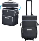 72-CAN Rolling Soft Cooler Bag, Leakproof Insulated Collapsible Design Wheels New. Price: $62.69.