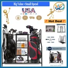 Golf Organizer 2 Bags & 5 Accessories, Rust-resistant Black New. Price: $120.98.