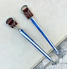 Lot 2 Haas-jordan Spectator Umbrella Cane Leather Seat Ad Diamond Crystal Akzo Used. Price: $149.99.