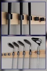 Golf Club Organize Holder Wall Display Hanger Rack Mount 7 Black Plastic New. Price: $15.71.
