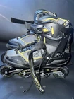 Derby Aerio Elite Series Q60 Black Rollerblades GOLD-7 Size Skates Pre-owned. Price: $19.99.