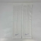 Nike Dri-fit Uv Solar Arm Sleeves White S/m Adult Pair Used. Price: $15.99.
